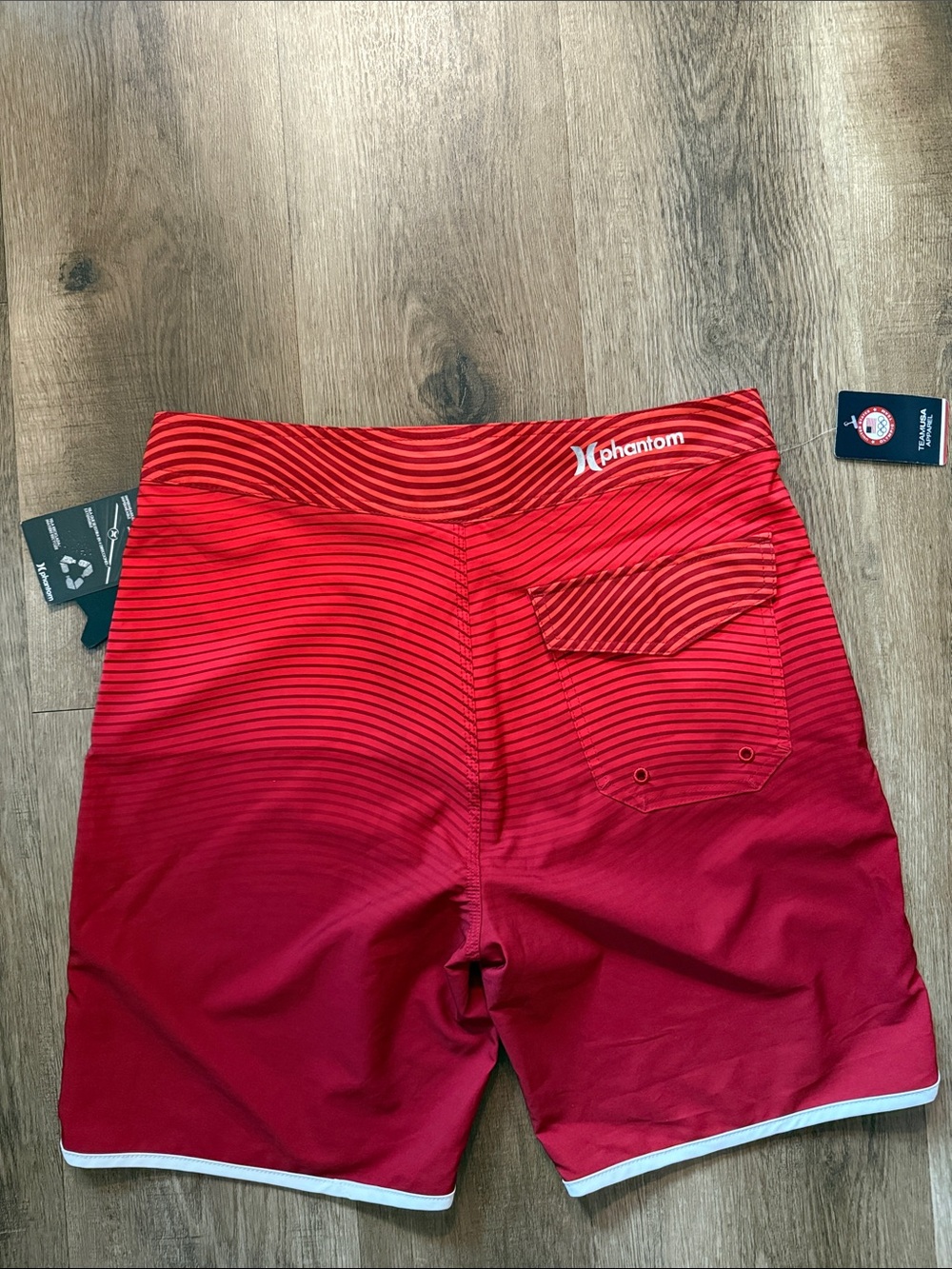 Hurley phantom team USA board  shorts NWT Size 30 - Picture 3 of 15